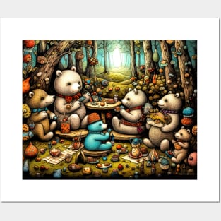 Teddy bear's picnic Posters and Art